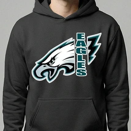 Férfi kapucnis pulóver - Eagles 1