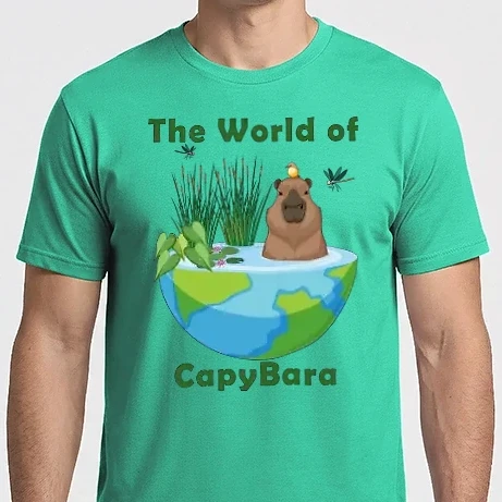 Férfi Imperial póló - Capybara világ