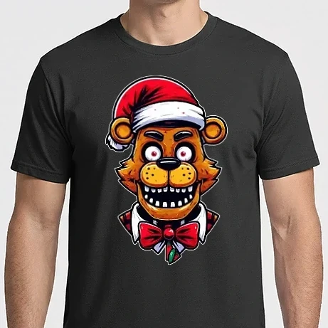 Férfi Imperial póló - Five nights at Freddy's Karácsonyi minta