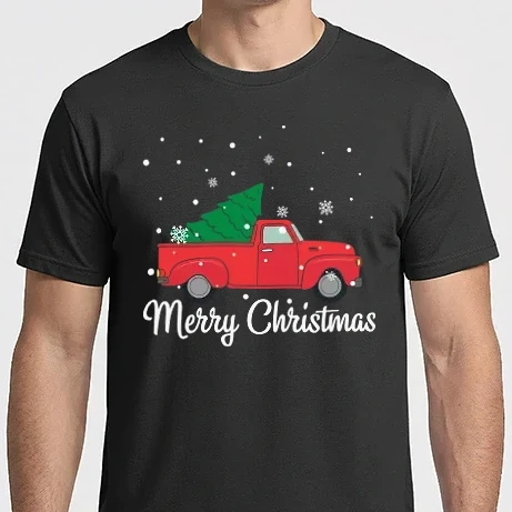 Férfi Imperial póló - Merry Christmas car