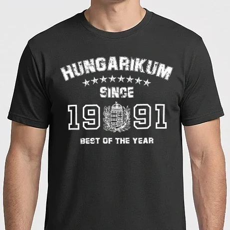 Férfi Imperial póló - hungarikum since 1991 best of the year, magyar címer