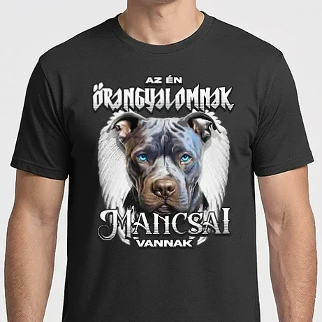 Férfi Imperial póló - Az én őrangyalomnak mancsai vannak Pitbull