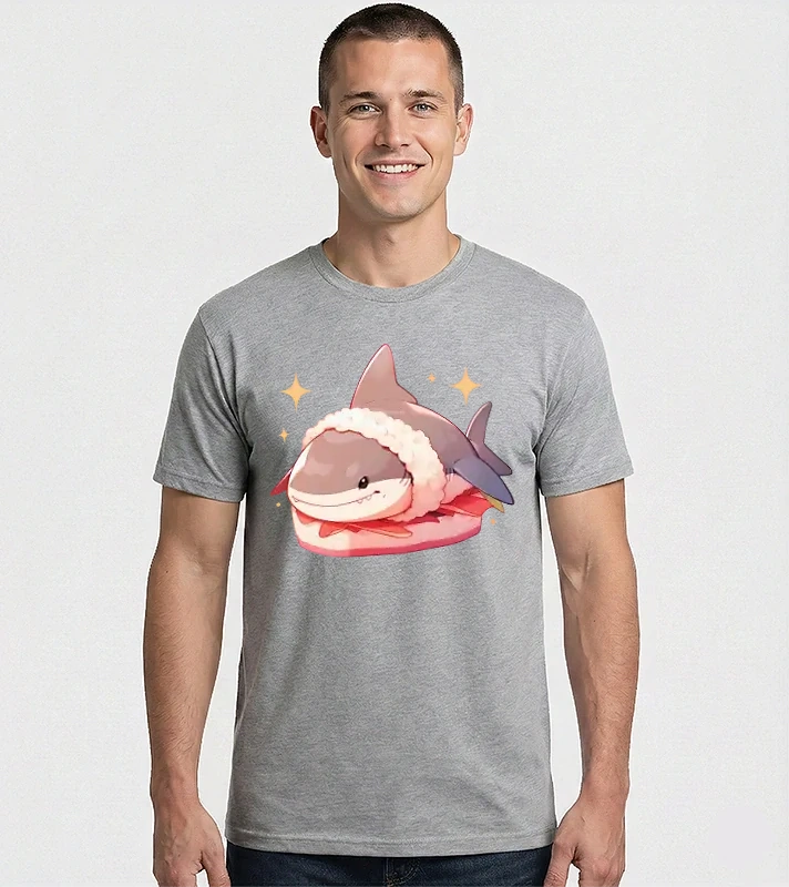 Cápa sushi – Férfi Imperial póló
