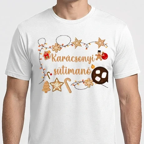 Férfi Imperial póló - Karácsonyi sütimanó