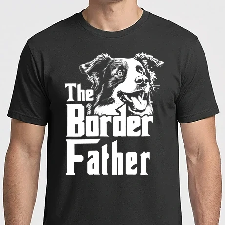 Férfi Imperial póló - Border Collie Border Father