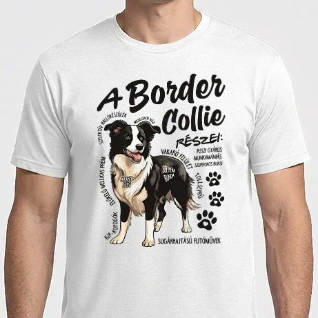 Férfi Imperial póló - Border Collie részei