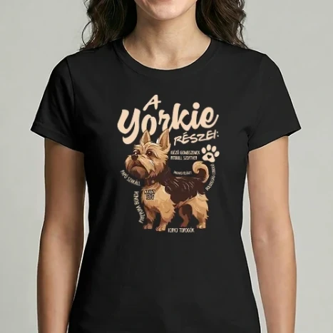 Női Imperial póló - YORKIE anatómia