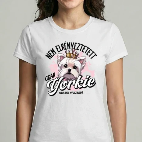 Női Imperial póló - Elkényeztetett yorkie