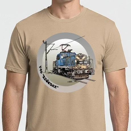 Férfi Imperial póló - V46 ˝Szöcske˝ mozdony