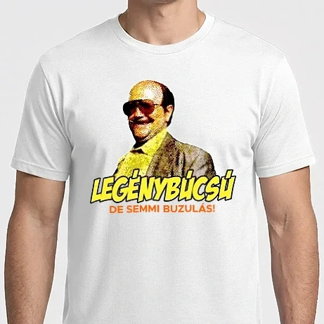 Férfi Imperial póló - Legénybúcsú, de semmi buzulás!