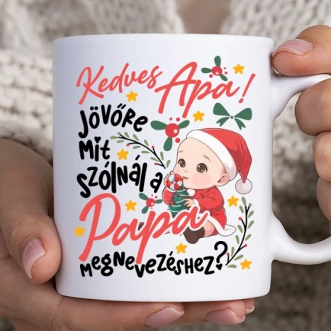 Fehér bögre - Jövőre Papa