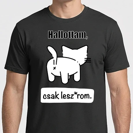 Férfi Imperial póló - Hallottam, csak lesz*rom fehér