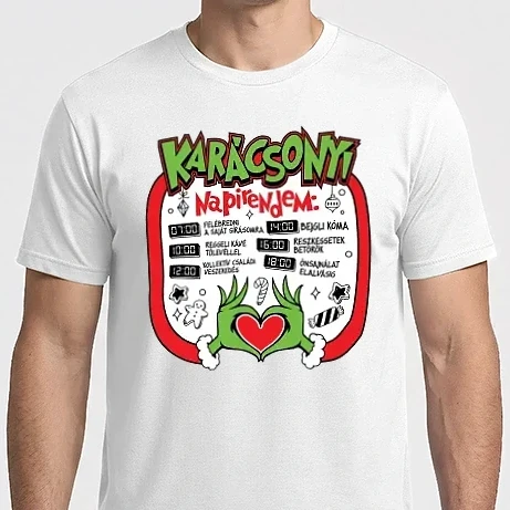 Férfi Imperial póló - Karácsonyi napirend
