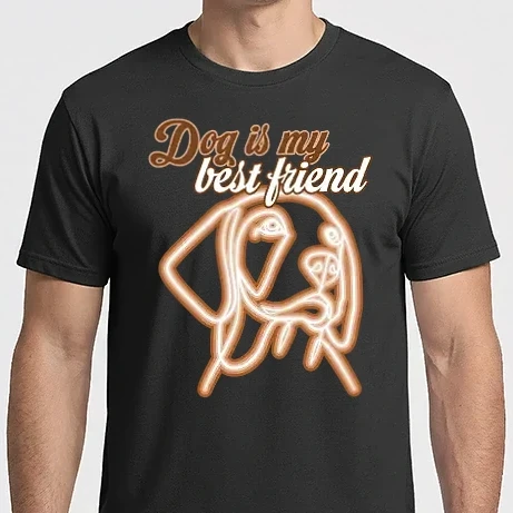 Férfi Imperial póló - dog best freind.pn