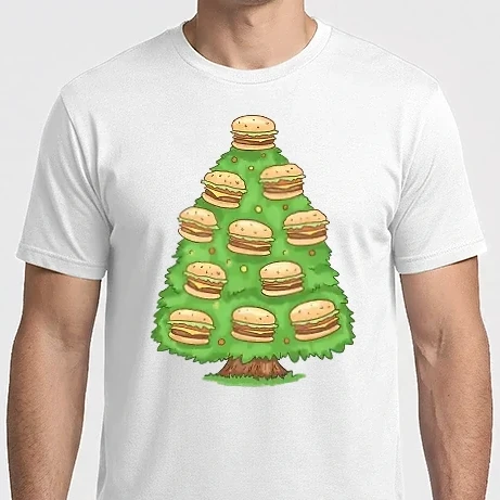 Férfi Imperial póló - Hamburger karácsonyfa