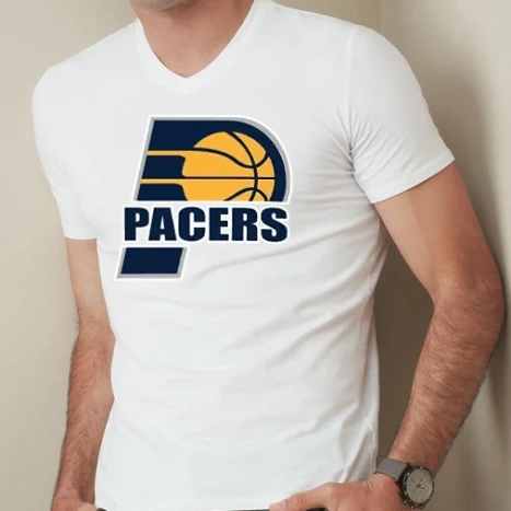 Férfi prémium fit V-nyakú póló - Pacers 1
