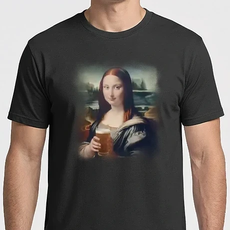 Férfi Imperial póló - Mona Lisa sörrel