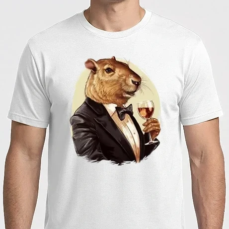 Férfi Imperial póló - Capybara borral