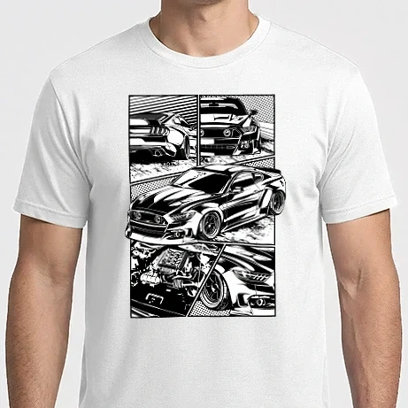 Férfi Imperial póló - Ford Mustang