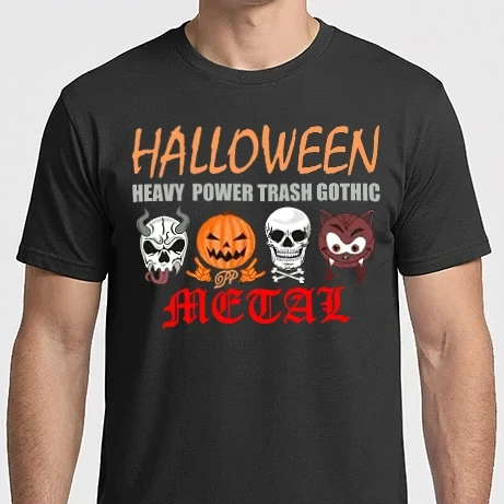 Férfi Imperial póló - Metal Halloween