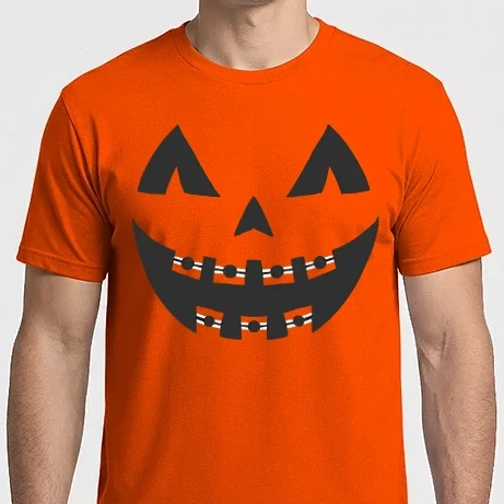 Férfi Imperial póló - Halloween tök fej
