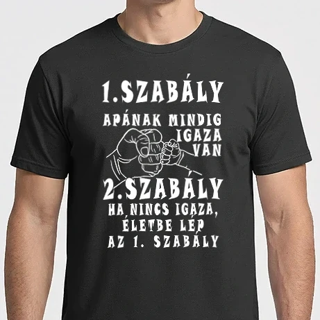 Férfi Imperial póló - APÁS-SZABÁLY
