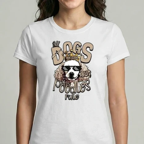Női Imperial póló - Uszkár Poodles rule