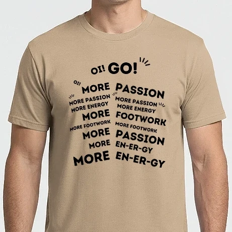 Férfi Imperial póló - More Passion, More Energy, More footwork Tiktok