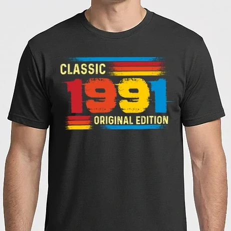 Férfi Imperial póló - classic, original edition, retro, vintage évszám, születésnapi dátum, 1991