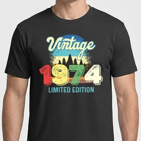 Férfi Imperial póló - vintage évszám, limited edition, 1974-ben születetteknek