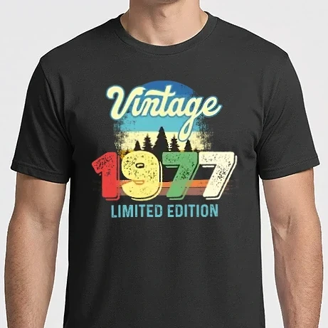 Férfi Imperial póló - vintage évszám, limited edition, 1977-ben születetteknek