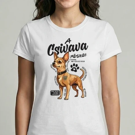 Női Imperial póló - Csivi anatómia