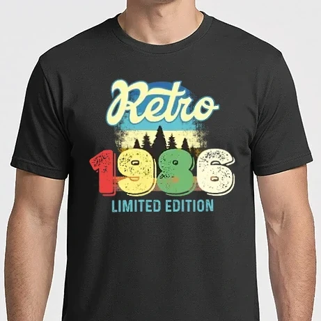 Férfi Imperial póló - retro évszám, limited edition, 1986-ban születetteknek