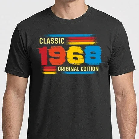 Férfi Imperial póló - classic, original edition, retro, vintage évszám, születésnapi dátum, 1968