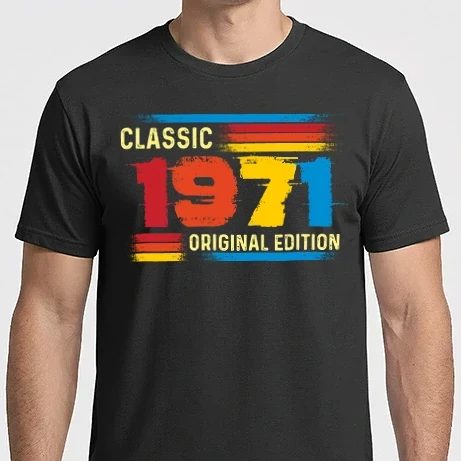 Férfi Imperial póló - classic, original edition, retro, vintage évszám, születésnapi dátum, 1971