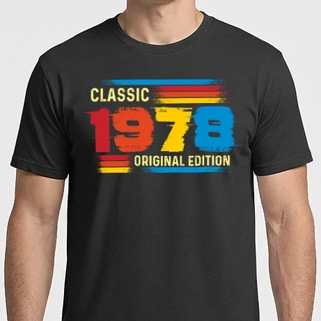 Férfi Imperial póló - classic, original edition, retro, vintage évszám, születésnapi dátum, 1978