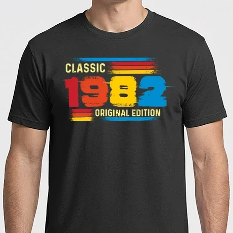 Férfi Imperial póló - classic, original edition, retro, vintage évszám, születésnapi dátum, 1982