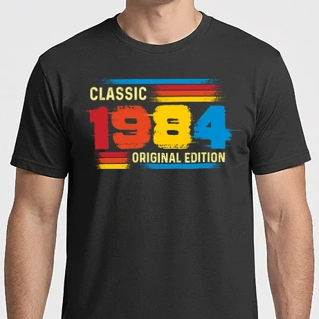 Férfi Imperial póló - classic, original edition, retro, vintage évszám, születésnapi dátum, 1984