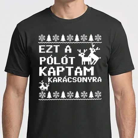 Férfi Imperial póló - Ezt a 18+ pólót kaptam karácsonyra