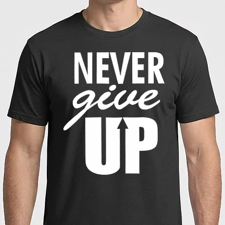 Férfi Imperial póló - Never give up 2