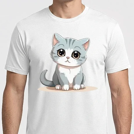 Férfi Imperial póló - Aranyos cica