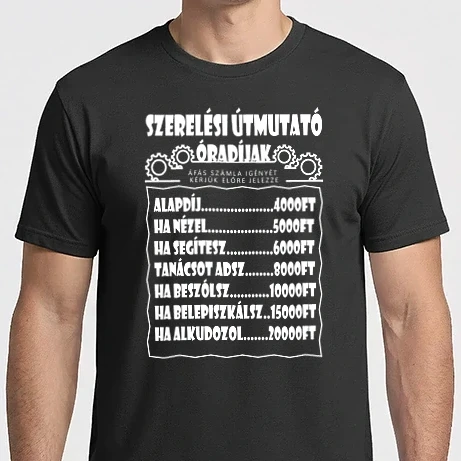 Férfi Imperial póló - Óradíjak..