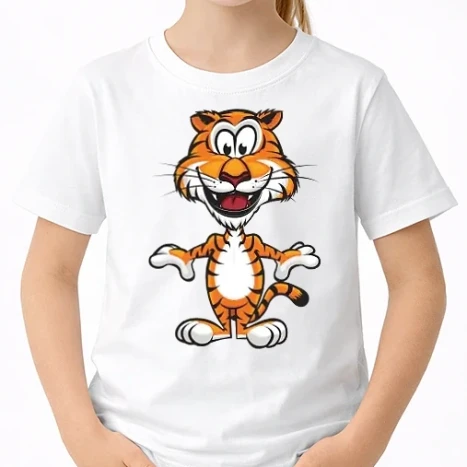 Uniszex gyerek Póló - Aranyos tigris