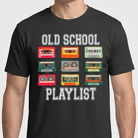 Férfi Imperial póló - Old School Playlist