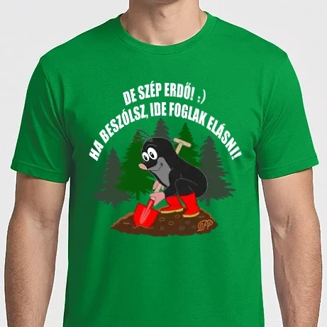 Férfi Imperial póló - Vakond Erdőben