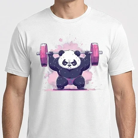 Férfi Imperial póló - Gyúrós panda