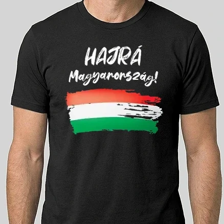 Férfi Alap póló - szurkoló Hajrá Magyarország