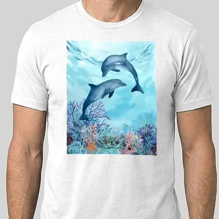 Férfi Alap póló - Óceán