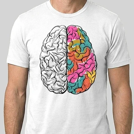 Férfi Alap póló - Brain