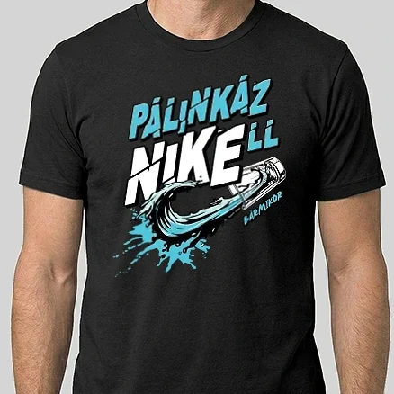 Férfi Alap póló - PálinkázNIKEll